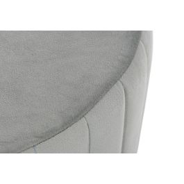 DKD Home Decor Descalzadora Glam Azul y Dorado 50x45x123 cm Poliéster y Metal, Desmontable, Set de 2