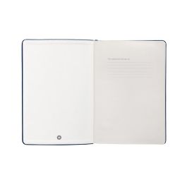 Cuaderno Con Gomilla Antartik Notes Tapa Dura A4 Hojas Rayas Azul Marino 100 Hojas 80 gr Fsc