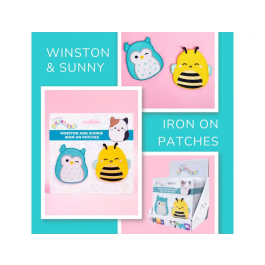 Wondee Parches para Planchar Squishmallow Winston y Sunny Otros Artículos de Regalo