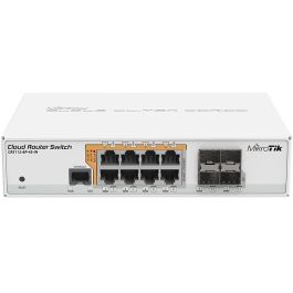 Mikrotik CRS112-8P-4S-IN Switch Gigabit Ethernet con PoE Blanco Precio: 182.49999966. SKU: B1DV3VA7SF
