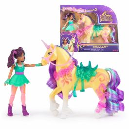 Unicorn School SPI6072678 Figuras de Ava y Leaf - Incluye 5 accesorios - Para niños a partir de 4 años