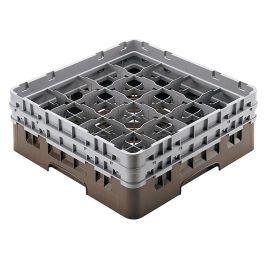 CAMBRO - 16S534-167 - Cesta de lavado 16 comp. 2 alturas - 10,9 cm Ø máx. - alt. máx. 14,9 cm - 50 x 50 x 18,4 cm - Castaño Precio: 58.49999947. SKU: B1JFKGBFKE