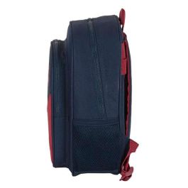 Mochila Escolar F.C. Barcelona Azul Granate (27 x 33 x 10 cm)