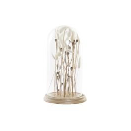DKD Home Decor Decoración Cottage Flor Seca y Cristal con Espigas Marrón 18x32x18 cm Precio: 19.97952. SKU: S3029895