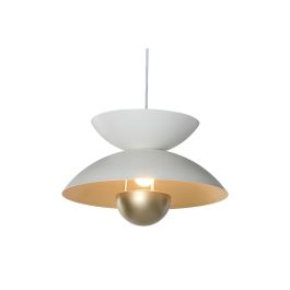 Lampara Techo Urban DKD Home Decor Blanco Dorado 36 x 22 x 36 cm Lampara Techo Urban DKD Home Decor Blanco Dorado 36 x 22 x 36 cm