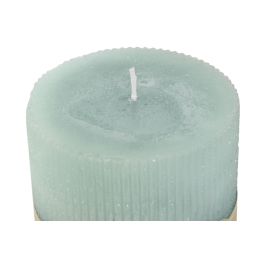 DKD Home Decor Vela Basicos de Cera Turquesa 10x14x10 cm, 910 gr, Pack de 6 Unidades. Colección Blue Candle