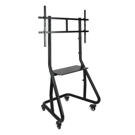 Tooq FS20200M-B Soporte de Suelo con Ruedas para TV 60-105 pulgadas hasta 100kg, VESA 1000x600, Bandejas y Gestión Cables, Negro Precio: 206.69000022. SKU: S0225400