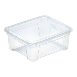 Mondex Caja de almacenaje Space Box 1,9 L Transparente con Rejilla de Ventilación Apilable 21 x 17,5 x 9,5 cm Polipropileno Precio: 2.50000036. SKU: B1AF3KBPCA
