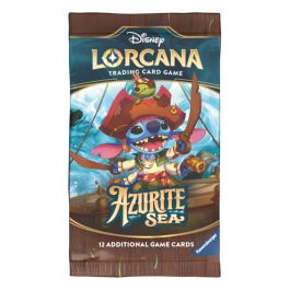 Ravensburger Disney Lorcana TCG Azurite Sea Paquete de Refuerzo 12 Cartas Aleatorias Edición Inglés