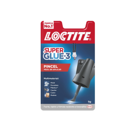 Loctite 5 g - Pegamento Instantáneo Líquido con Aplicador de Pincel, Máxima Fuerza en Segundos, Pega Todo Tipo de Materiales, Resistente al Agua