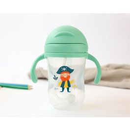 KioKids Taza de Aprendizaje Step 3 Verde 300 ml con Asas, Pajita Contrapesada, Antiahogo y Anticólico para Bebés +6 meses Precio: 8.59000054. SKU: B1DXL4KHZS
