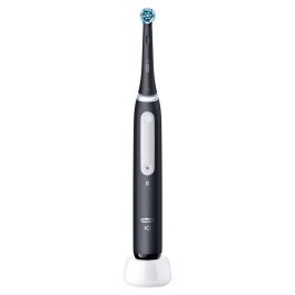 Oral-B iO Series 4 Cepillo Eléctrico Recargable - 4 Modos (Cuidado Diario, Sensible, Super Sensitive, Blanqueador), Color Negro Mate con Estuche de Viaje