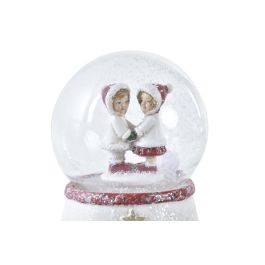 DKD Home Decor Figura de Navidad Tradicional Bola con Luz LED, Colores Rojo y Blanco, de Resina y Cristal - Medidas 7x9x7 cm DKD Home Decor Figura de Navidad Tradicional Bola con Luz LED, Colores Rojo y Blanco, de Resina y Cristal - Medidas 7x9x7 cm