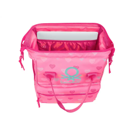Mochila Escolar Benetton benetton Rosa 27 x 40 x 19 cm