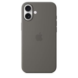 APPLE iPhone 16 Plus - Funda de Silicona con MagSafe - Gris Piedra APPLE iPhone 16 Plus - Funda de Silicona con MagSafe - Gris Piedra
