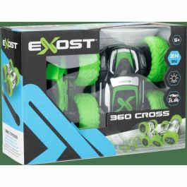 Exost Coche teledirigido 360 Cross Green Batería, giro 360°, 2.4 GHz, Interior/Exterior, +4 años, 30-40 min autonomía