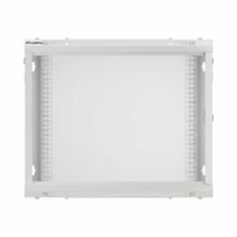 Lanberg WF01-6409-10S Armario Rack Bastidor de Pared de 9U con Carga Máxima de 60 kg, Color Gris