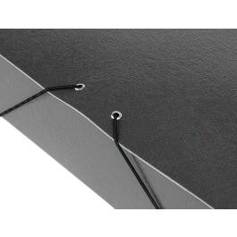 Liderpapel Carpeta Proyectos Folio Lomo 70mm Cartón Gofrado Gris 245x345mm