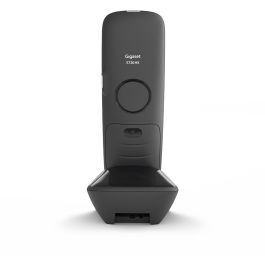 Gigaset E720HX Teléfono DECT/analógico inalámbrico para Ancianos, Botones Grandes, SMS, Identificador de Llamadas, Negro