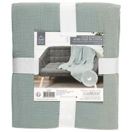 Home Deco Factory Manta de Algodón Verde 120x150 cm Suave y Ligera 100% Algodón Precio: 12.68999963. SKU: B1EDVGFT2H
