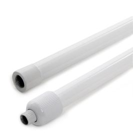 Barra Suspensión Extensible Carril Focos LED 50 ► 100Cm - Blanco Barra Suspensión Extensible Carril Focos LED 50 ► 100Cm - Blanco