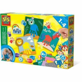 Ses Creative Mis primeros animales para pintar a mano y con los dedos - Kit creativo con pintura lavable y pegatinas para niños Precio: 31.50000018. SKU: B158QY3P68