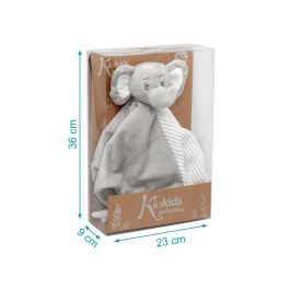 KioKids Doudou Elefante Gris 30 cm Peluche de Apego Suave para Bebés Recién Nacidos (+0 Meses), Juguete Confort y Seguridad Colección Dolci Amici