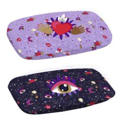 DKD Home Decor Funda Gafas Moderna Colección Good Luck de PU y Metal Lila Rosa 7 x 5.5 x 16 cm Pack 12 Unidades Surtidas Precio: 17.14086. SKU: B12H4N5B75