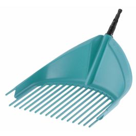Gardena Rastrillo de Pala Combisystem 3 en 1 - Herramienta Multifuncional para Jardinería, de Plástico Resistente, Negro y Azul