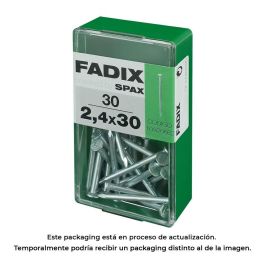 Fadix 10920662 Clavo CP Acero 2,4x30mm Caja 30 Unid. Precio: 1.88999943. SKU: S7913564