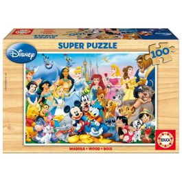 Educa Puzzle 100 Piezas El Maravilloso Mundo De Disney Para Niños 6-8 Años Idiomas Español Inglés