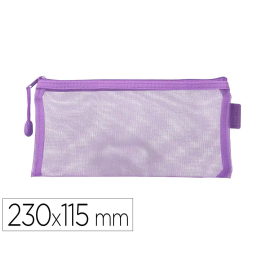 Liderpapel Bolsa Zipper Bag Poliester Transpirable Multiusos Ticket 230x115 mm Morado Pastel Precio: 3.5574. SKU: B1CBHH6W69