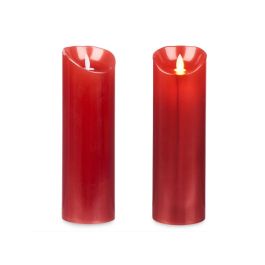 Vela LED con efecto llama roja 24 cm - ACORDE (12 Unidades) Vela LED con efecto llama roja 24 cm - ACORDE (12 Unidades)