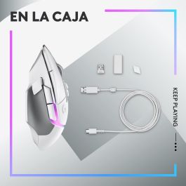 Logitech LOG5099206096363 G502 X Plus Lightspeed Mouse Gaming Inalámbrico RGB con Sensor HERO 25K y Botones Lightforce Híbridos - Blanco