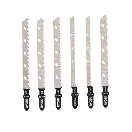 Ryobi Blister 6 Cuchillas para Sierra de Calar Inalámbrica ONE+, Kit Mixto para Cortes Rectos, Desplazamiento y Acabado (6, 10, 14, 20 TPI)