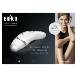 Braun Depiladora de Luz Pulsada PL3020 - 3 Niveles de Intensidad - 300.000 Destellos - Rostro y Cuerpo