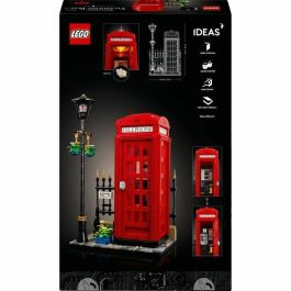 LEGO 21347 Ideas Cabina Telefónica de Londres Set de Construcción Detallado para Adultos, Modelo Expositor de Edificio Icónico, Decoración del Hogar LEGO 21347 Ideas Cabina Telefónica de Londres Set de Construcción Detallado para Adultos, Modelo Expositor de Edificio Icónico, Decoración del Hogar