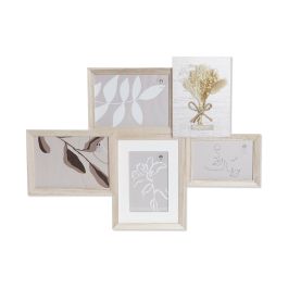 Marco Multifoto Shabby DKD Home Decor Natural 2.4 x 39.5 x 53 cm