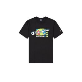 Camiseta de Manga Corta Hombre Champion Negro L