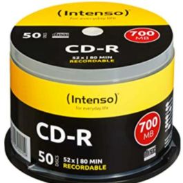 CD-R INTENSO 1001125 (50 Unidades) Precio: 21.49999995. SKU: B19ZTTVC6V