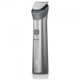 Philips MG5941/15 Recortador All-in-One Series 5000 con 11 Accesorios para Cuerpo, Cabeza y Cara, Batería Recargable, Impermeable, Color Gris