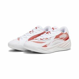 Zapatillas de Baloncesto para Adultos Puma All-Pro Nitroam Blanco Zapatillas de Baloncesto para Adultos Puma All-Pro Nitroam Blanco