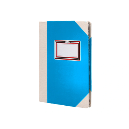 Fernandes Libro Cartone Cosido DIN A4+ Liso 100 gr Azul 50 Hojas