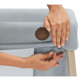 MAXI-COSI IRIS ECO, Cama de viaje 2 en 1 - Compacta - Desde el nacimiento hasta los 3 años, Beyond Grey