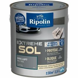 Ripolin Pintura para Suelos Alta Resistencia Manchas y Neumáticos, Pisos Interiores/Exteriores, Gris Satinado 2,5L Precio: 97.79000022. SKU: B1KDWP3DDD