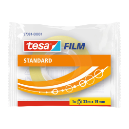 Tesa Cinta Adhesiva Transparente Standard 33 mt x 15 mm