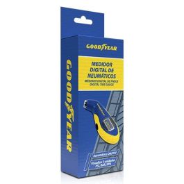 Goodyear GOD0001 Manómetro Digital de Presión de Neumáticos Corto, Rango 0-100 PSI y 0-7 BAR