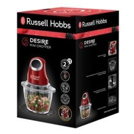 Russell Hobbs 24660-56 Mini Picadora Desire 200W con Bol de Cristal 500ml