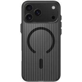 4smarts 541642 Funda Aero para iPhone 17 Pro Max, Compatible con MagSafe, Resistente a Golpes, Negro Transparente