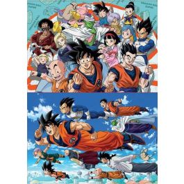 PUZZLE 2x100 DRAGON BALL DE 6-8 AÑOS EDUCA BORRAS 18214